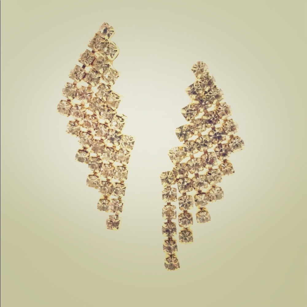 🛍2 for $20🛍 NWT Gold Crystal Earrings